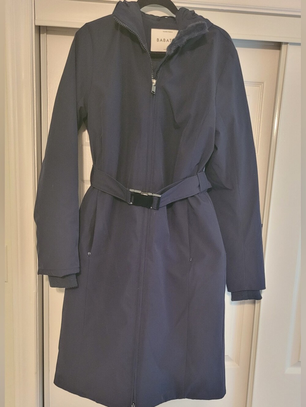 Aritzia Babaton Tahoe Down Parka Womens Navy